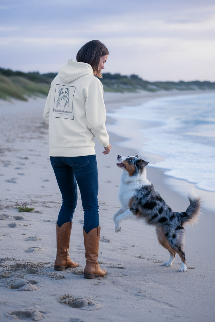 The Australian Shepherd Unisex Heritage Hoodie (light)