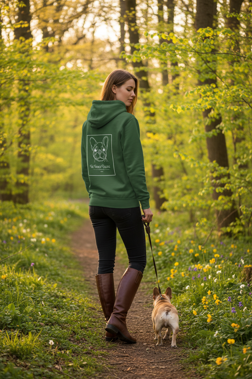 The French Bulldog Unisex Heritage Hoodie (dark)