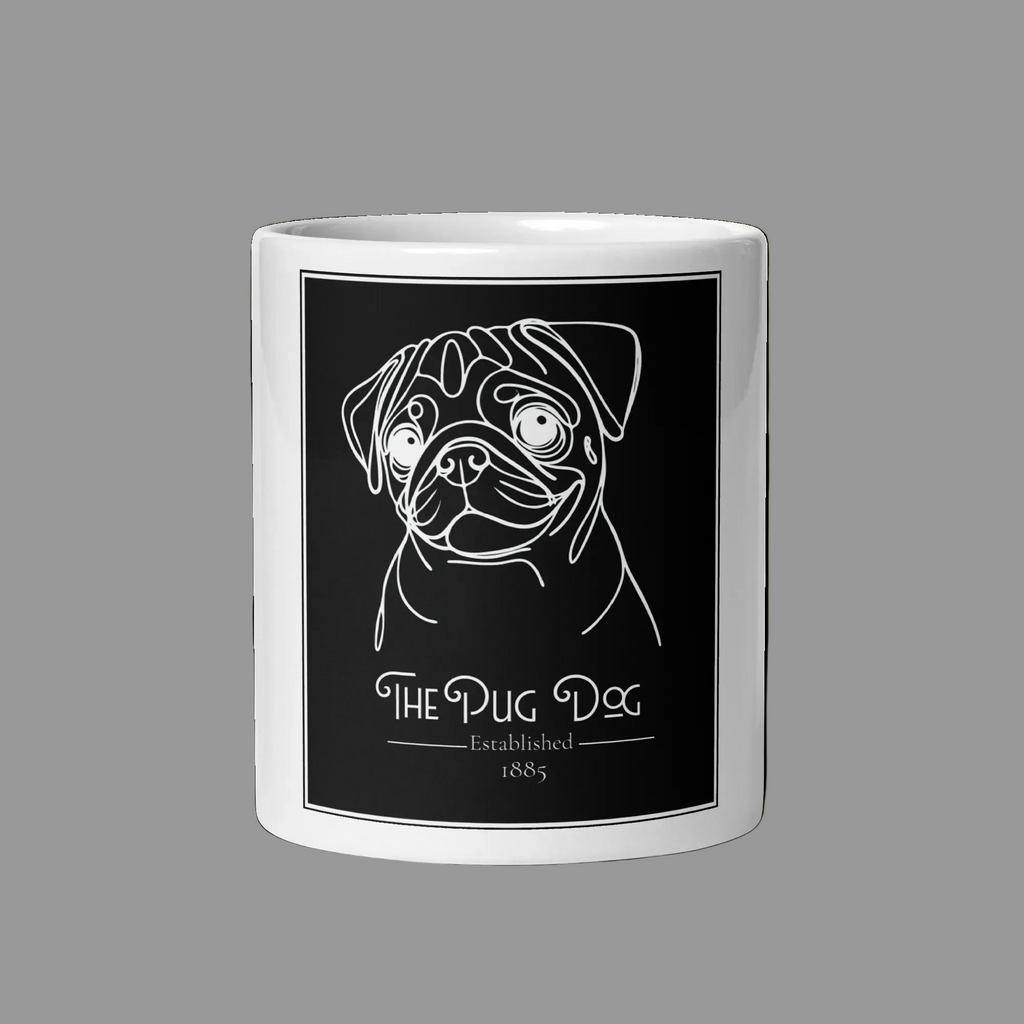 The Pug Dog Heritage Glossy Mug