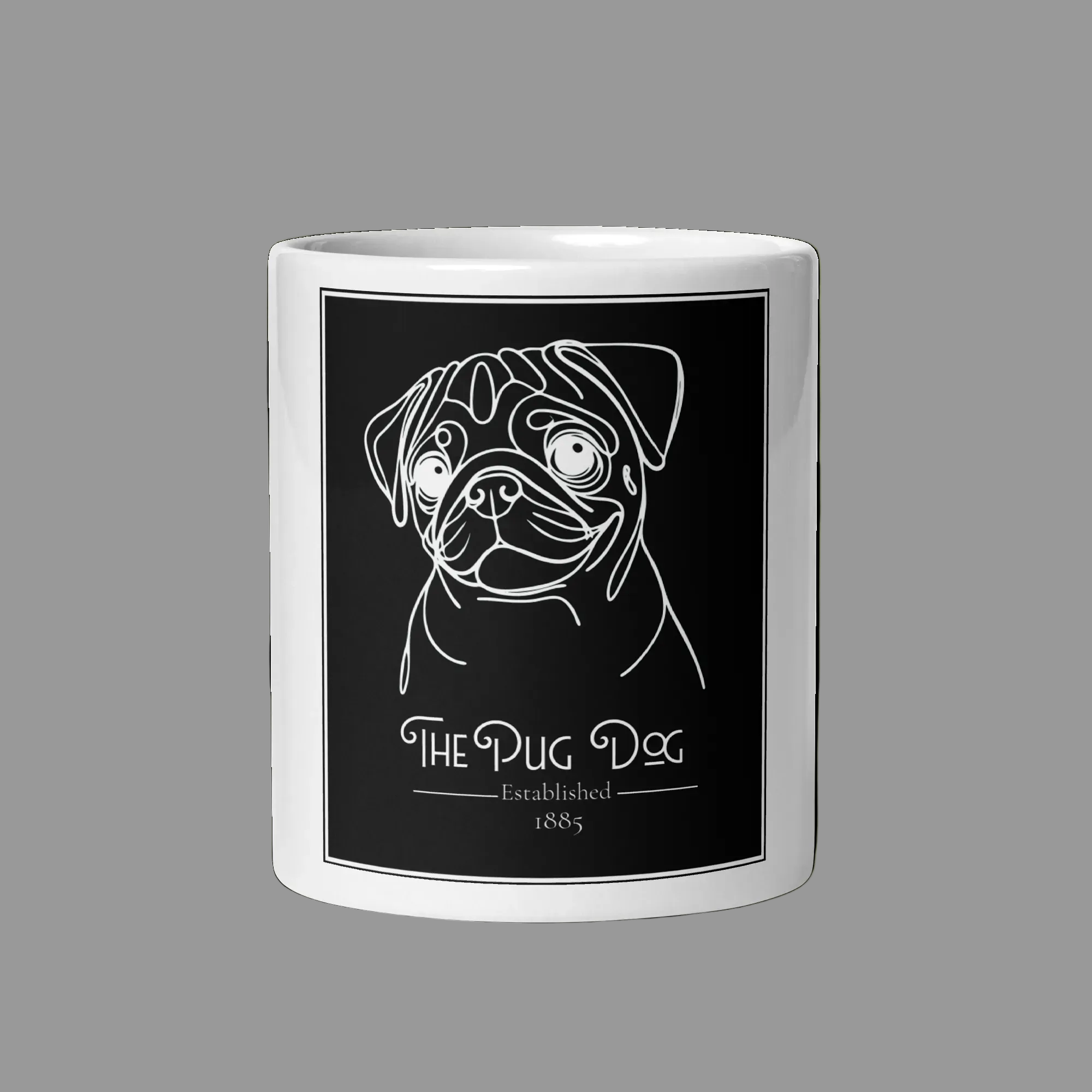 The Pug Dog Heritage Glossy Mug